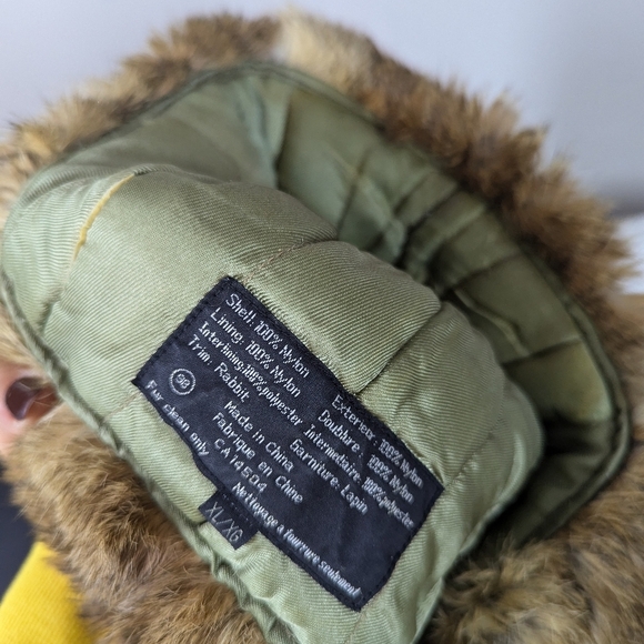 WindRiver Real Fur Trapper Hat Size XL Brown Winter Aviator Cap with Ear Flap - Picture 8 of 10